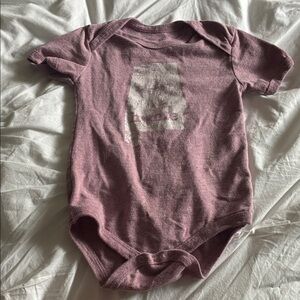 Alabama One Piece Bodysuit in Dusty Mauve